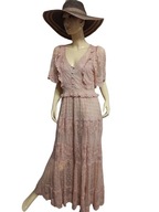 Lily Mcbee sukienka tiulowa koronka retro boho victorian 36