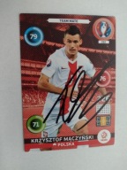 Karta panini autograf Polska Euro 2016 Krzysztof Mączyński