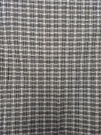 TKANINA W KRESKI CZERŃ-POPIEL- BIEL 240 X 156 CM