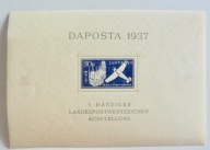 1937 Gdańsk blok nr.2**/* czysty, stan bardzo dobry