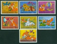 WĘGRY ** BAJKI Walta Disney'a Mi 3580-86