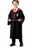 STRÓJ HARRY POTTER DLA DZIECI HERB GRYFFINDORU PELERYNA OKULARY RÓŻDŻKA KID