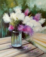 Obraz olejny "Bzy XX"