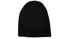 CZAPKA MĘSKA ZIMOWA CZARNA/BIAŁA KTX nr 473A