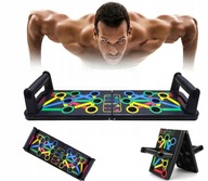 Deska do pompek wielofunkcyjna 14w1 + uchwyty mocna treningowa fitness