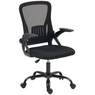 FOTEL BIUROWY ERGONOMICZNY OBROTOWY SIATKA REGULOWANE PODŁOKIETNIKI KREDO