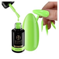 Boska Nails Lakier hybrydowy do paznokci zielony 6ml 477 Green Disco