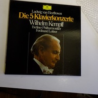 Beethoven –Kempff, Leitner– Die 5 Klavierkonzerte, Deutsche Gerammophon 4LP