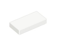 LEGO Płytka 1x2 - 3069b - White - Biały - 10 szt.