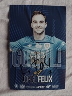 Zdjęcie 10x15 autograf Piast Gliwice Gol Jorge Felix sezon 2023/24