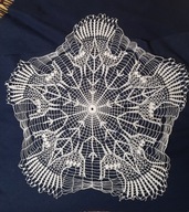 Koronkowa serweta koronka śr 63 cm