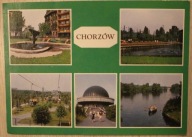 CHORZÓW. Plac Hutników. Kolejka, planetarium