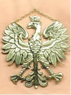 Orzeł z mosiądzu do powieszenia na ścianie - nowy