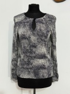 244 InWear nowoczesna artystyczna falbanka guzik delikatna przewiewna S