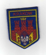 Naszywka PRL - Herb Kraków