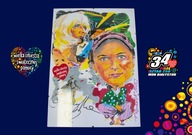 Reprint grafiki z autografami, Daria ze Śląska oraz Tomasza Brańskiego