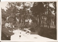 WOJSKO POLSKIE -...W "KASYNIE" PO OBIEDZIE-fotografia -mały format 1936 rok