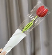 Tulipan na Szydełku 34 cm – Prezent Walentynki