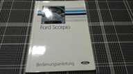 FORD SCORPIO MK1 Instrukcja Obslugi Ksiazka 1989