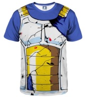 KOSZULKA T-SHIRT DRAGON BALL goku po walce armor na siłownię vegeta