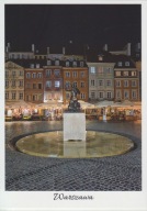 WARSZAWA - RYNEK STAREGO MIASTA - POMNIK SYRENY - UNESCO
