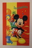 WALT DISNEY - MYSZKA MIKI - Invitation - CIEKAWA, RZADKOŚĆ