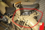 BMW R 12 35 uchwyt skrzynki amunicyjne wieszak toolbox holder Taschenhalter