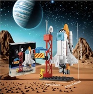 MICRO KLOCKI KONSTRUKCYJNE STATEK KOSMICZNY ZESTAW 107szt