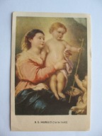 MATKA BOŻA Z JEZUSKIEM B.E. MURILLO stary ŚW. OBRAZEK