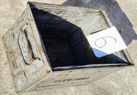 SKRZYNKA POJEMNIK MAGAZYNOWY METALOWY HOBOK 20 x 30 x20 cm OCYNKOWANY ŚRUBY