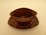 Pruszków sosjerka serwis Emka, porcelit, PRL, retro, vintage