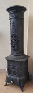 ŻELIWNY PIEC KOLUMNOWY z II połowy XIX w