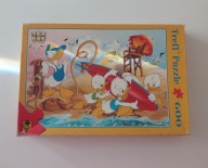 Vintage retro kolekcjonerskie stare Trefl Puzzle 600 Kaczor Donald