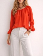 Elegancka bluzka NKD czerwona roz. M/L