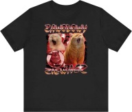 ŚMIESZNA KOSZULKA ZAWODOWY ZIEWACZ KOT BAWEŁNA PREZENT T-SHIRT MĘSKA