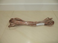 profesjonalny KABEL z miedzi 2x4mm2 długośc 10mb do kolumn okazja FOTO