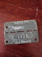 Nieśmiertelnik stalag 313 Czarne / Witebsk
