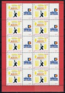 Francja 2004 Znaczki Ark 3833II ** pozdrowienia urodziny komiks Sempe