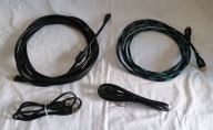 CZTERY SZTUKI KABEL HDMI HIGH SPPEED PREMIUM 5M 3M 1,5M 1M TOWAR Z NIEMIEC