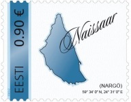 Estonia 2023 Znaczek ** mapa