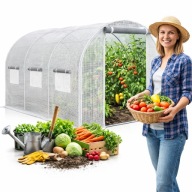 TUNEL FOLIOWY OGRODOWY SZKLARNIA OCYNKOWANY 3x2x2m 6m2 FOLIA BARDZO MASYWNY