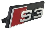 Emblemat 3D ABS Chrom Czarny S3 w Grill Do Audi