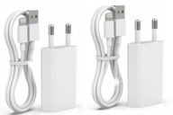 Ładowarka Do iPhone 5V/1A z Kablem Lightning 2.m 2.szt Gejin