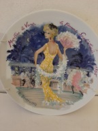 TALERZ PORCELANOWY KOLEKCJONERSKI LIMOGES FRANCE ART DECO