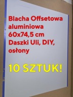 Blacha Offsetowa | Daszki uli | 60x74,5 cm | 10 Sztuk