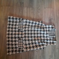 Sukienka bezrękawnik XL kratka next z podszewką taliowana