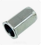 Nitonakrętki M10 Nitonakrętka 100szt sześciokątna