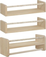 Półka drewno Woltu 37 x 14 cm sosna