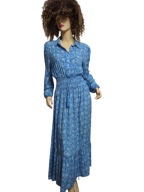 Rosa SUKIENKA viskozowa długa z falbaną chwosty 36/38/40