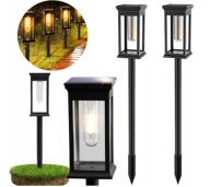 Lampki Solarne Wbijane Do Ogrodu Lampka Solarna LED Oświetlenie 2 Sztuki